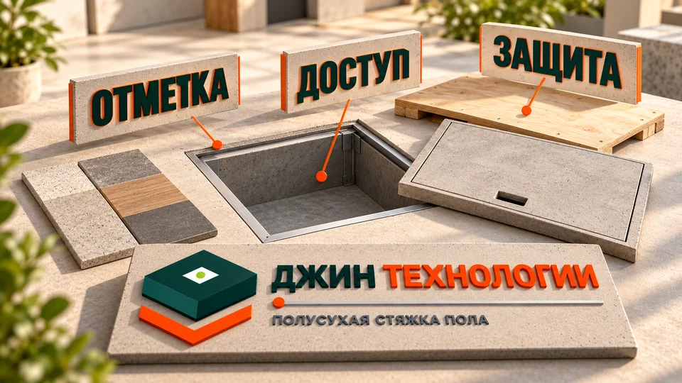 Редакционная ИИ-инфографика: Отметка, Доступ, Защита